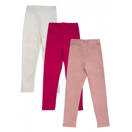 Комплект детские лосины в рубчик 3 шт №5